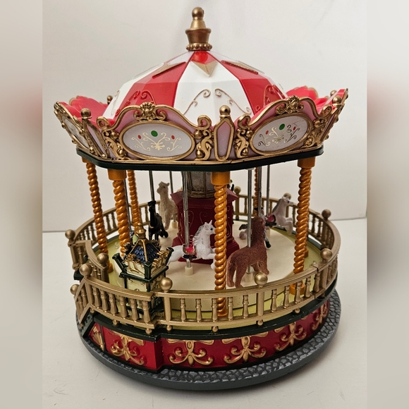 Musical Moving Christmas Carousel - Picture 4 of 9